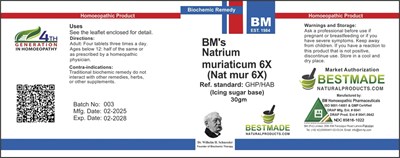 Nat Mur (Nat Mur (lactose Free Cell Salts))